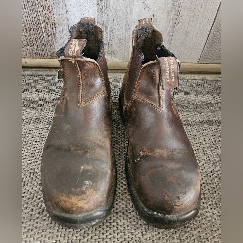 Blundstone Work & Safety 180 - Rustic Brown Blundstone. 6.5AU, 7.5 M, 9.5W
